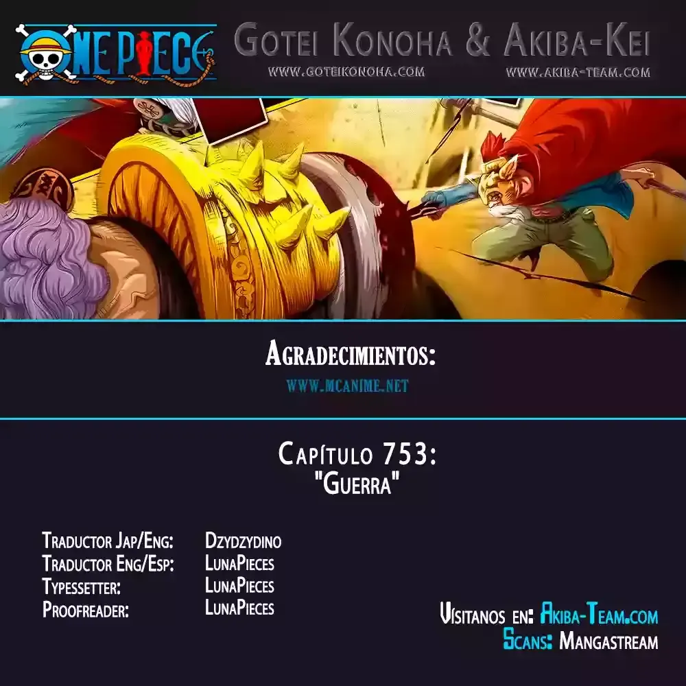 One Piece Capítulo 753 en Línea - página 1