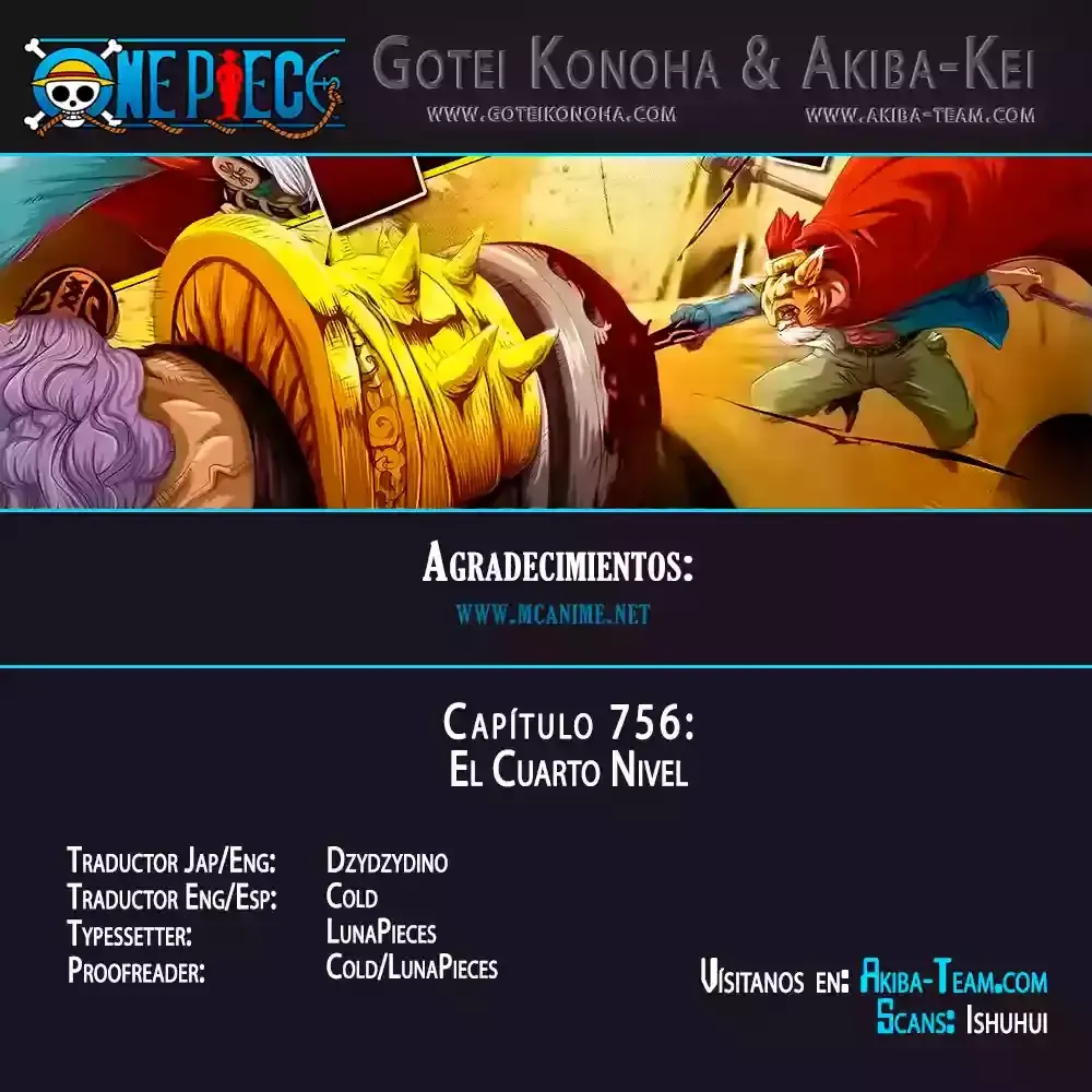 One Piece Capítulo 756 en Línea - página 1