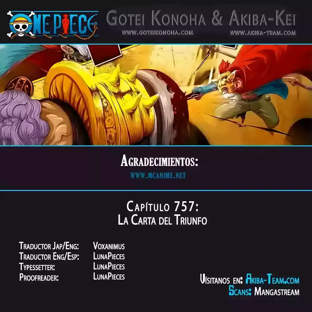 One Piece Capítulo 757 en Línea - página 1
