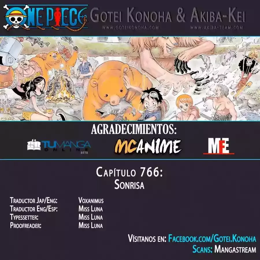 One Piece Capítulo 766 en Línea - página 1