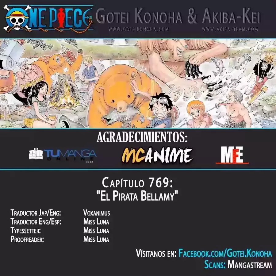 One Piece Capítulo 769 en Línea - página 1