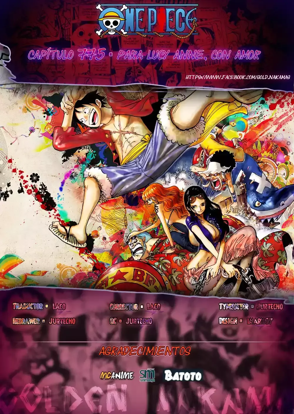 One Piece Capítulo 775 en Línea - página 1