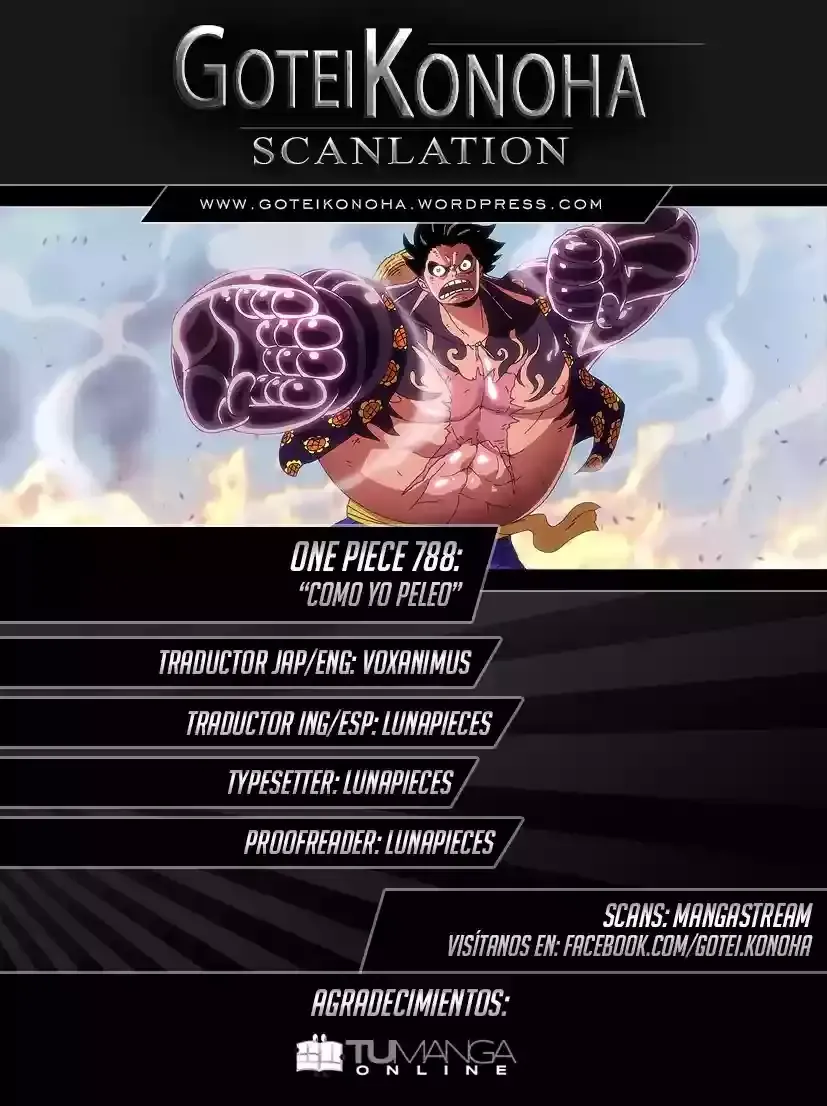 One Piece Capítulo 788 en Línea - página 1