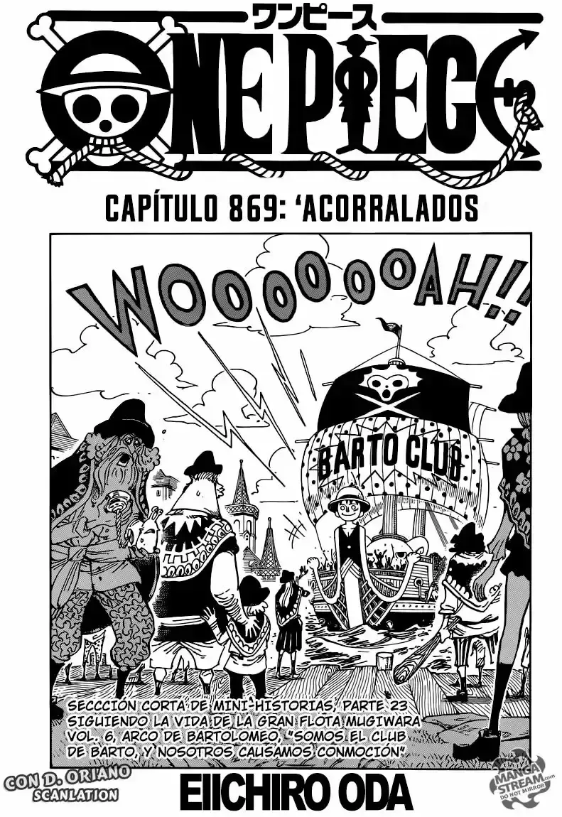 One Piece Capítulo 869 en Línea - página 1