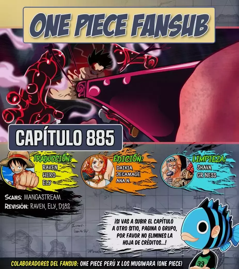 One Piece Capítulo 885 en Línea - página 1