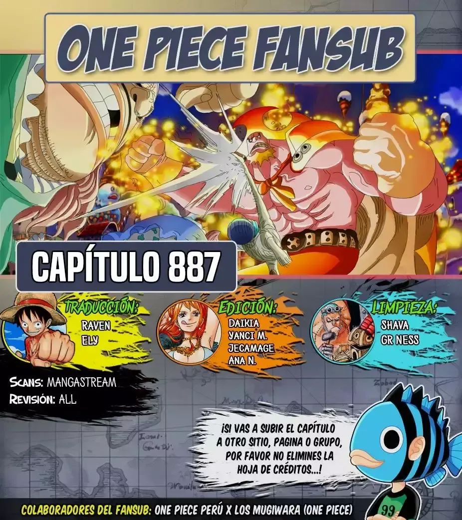One Piece Capítulo 887 en Línea - página 1