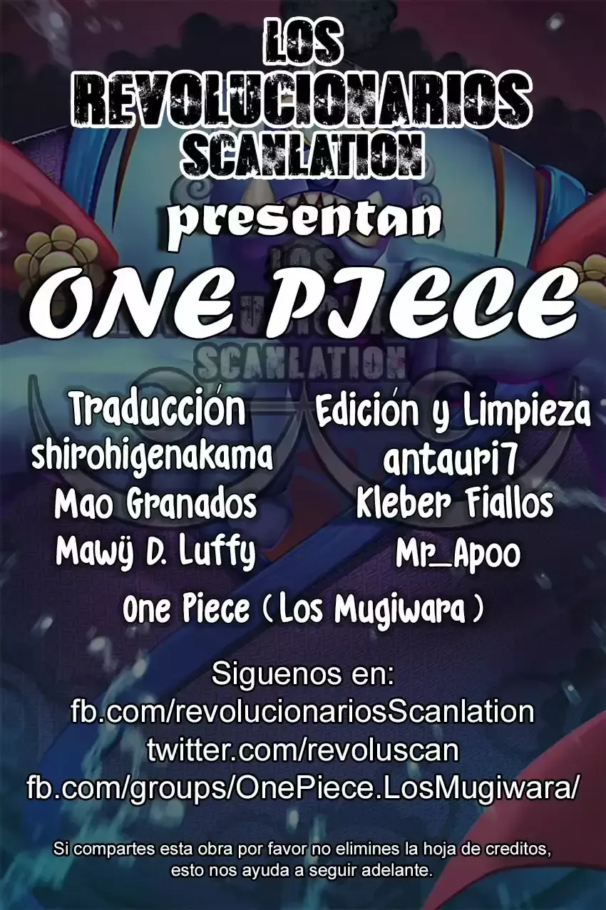 One Piece Capítulo 892 en Línea - página 1