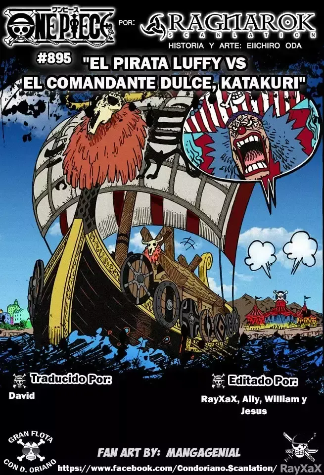 One Piece Capítulo 895 en Línea - página 1
