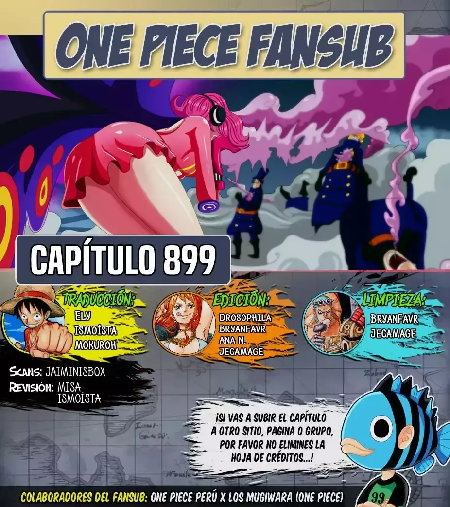 One Piece Capítulo 899 en Línea - página 1