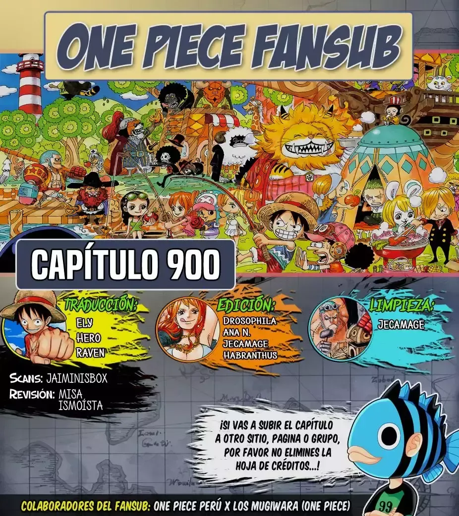 One Piece Capítulo 900 en Línea - página 1