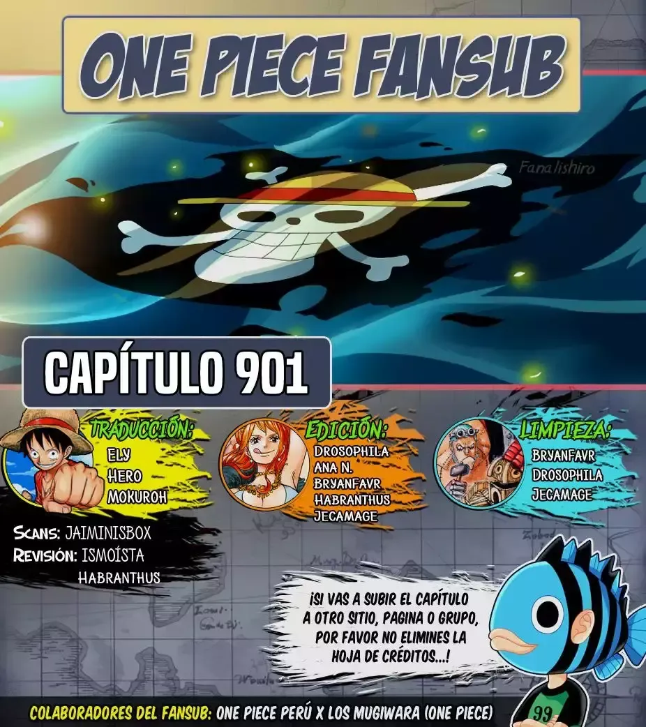 One Piece Capítulo 901 en Línea - página 1