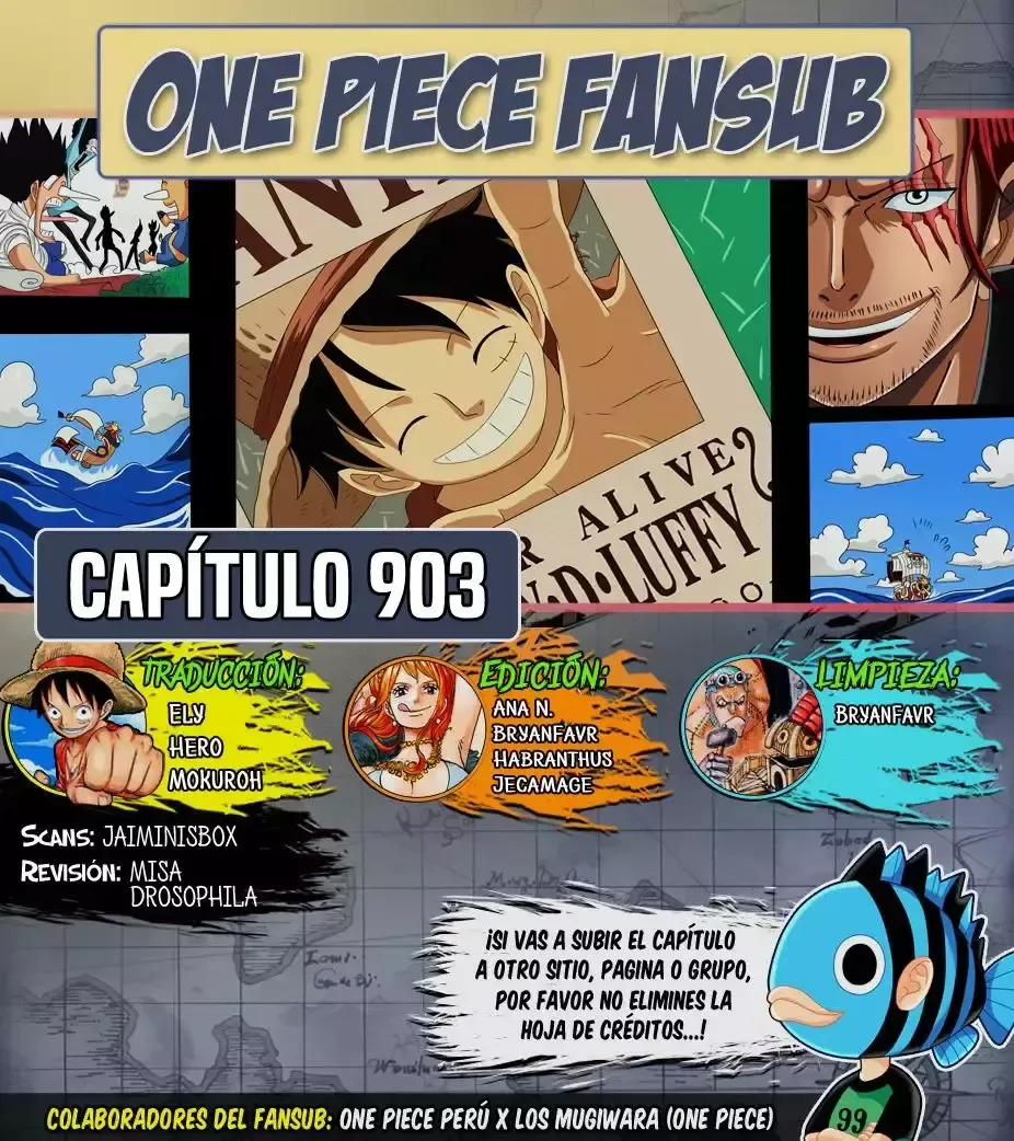 One Piece Capítulo 903 en Línea - página 1