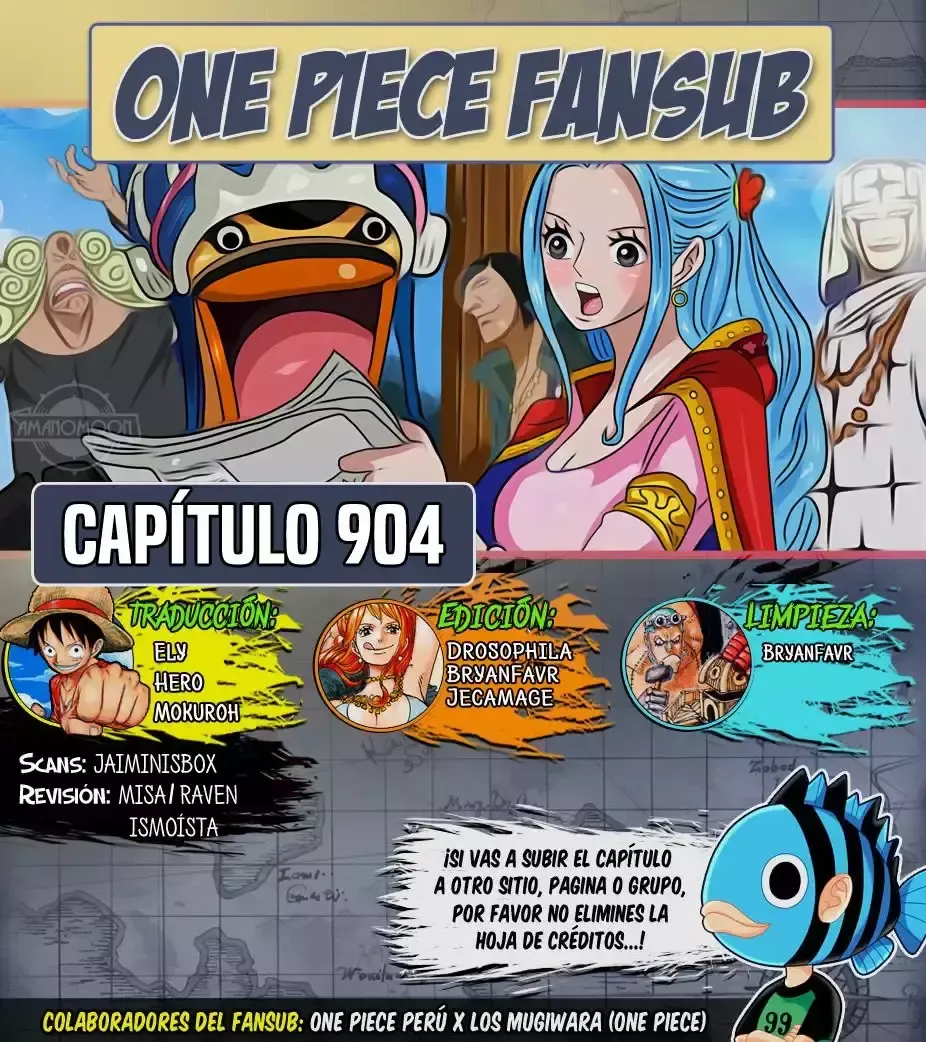 One Piece Capítulo 904 en Línea - página 1