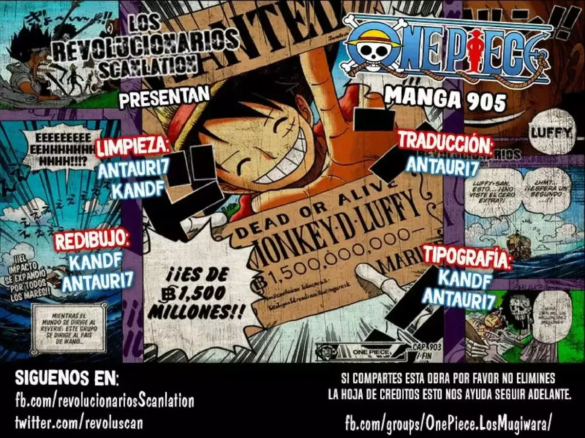 One Piece Capítulo 905 en Línea - página 1