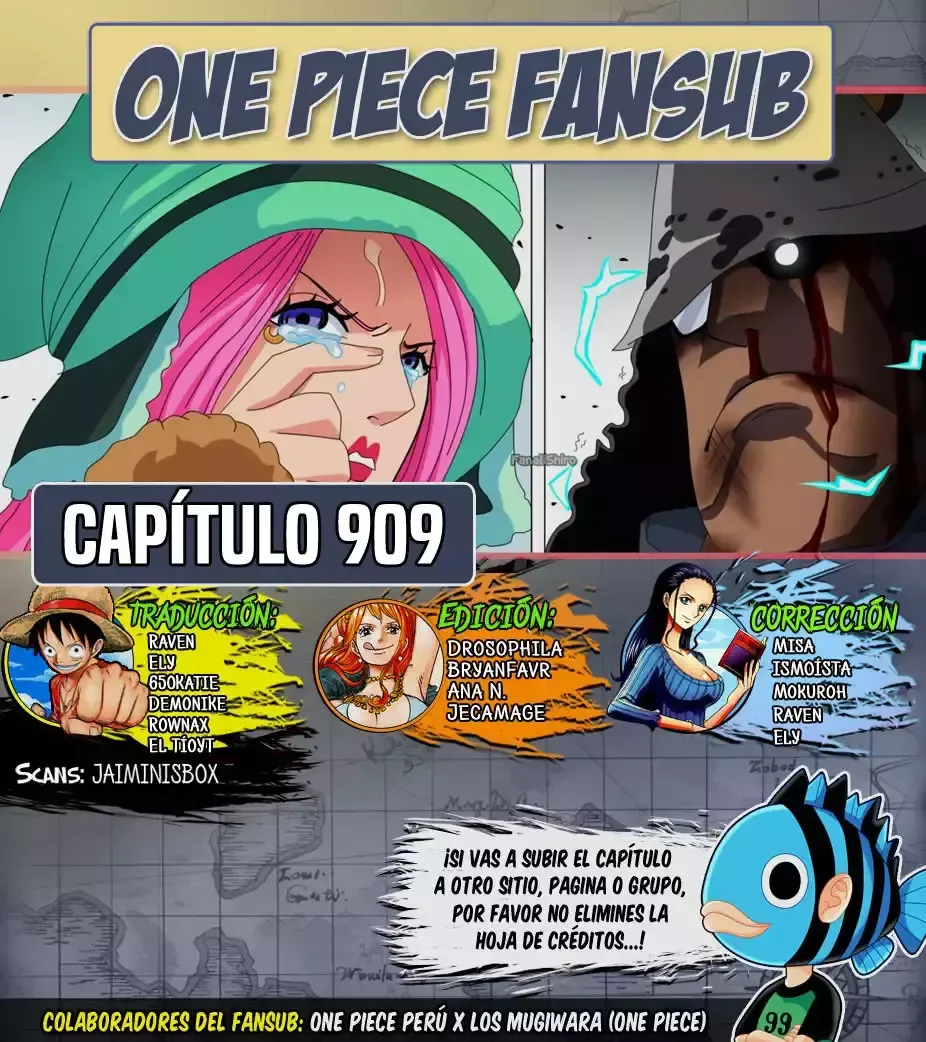 One Piece Capítulo 909 en Línea - página 1