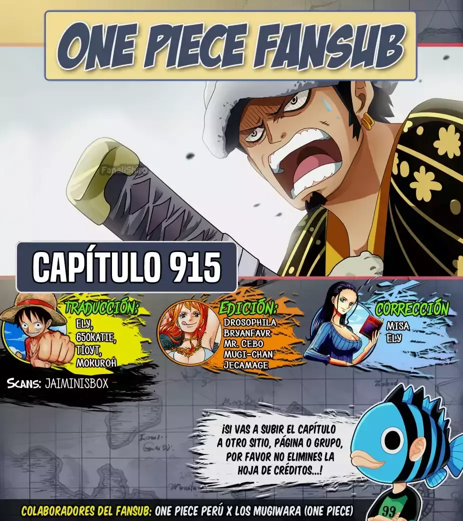One Piece Capítulo 915 en Línea - página 1