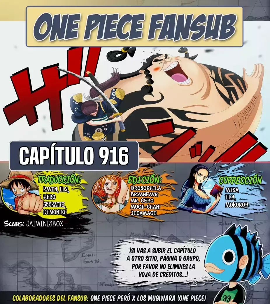 One Piece Capítulo 916 en Línea - página 1
