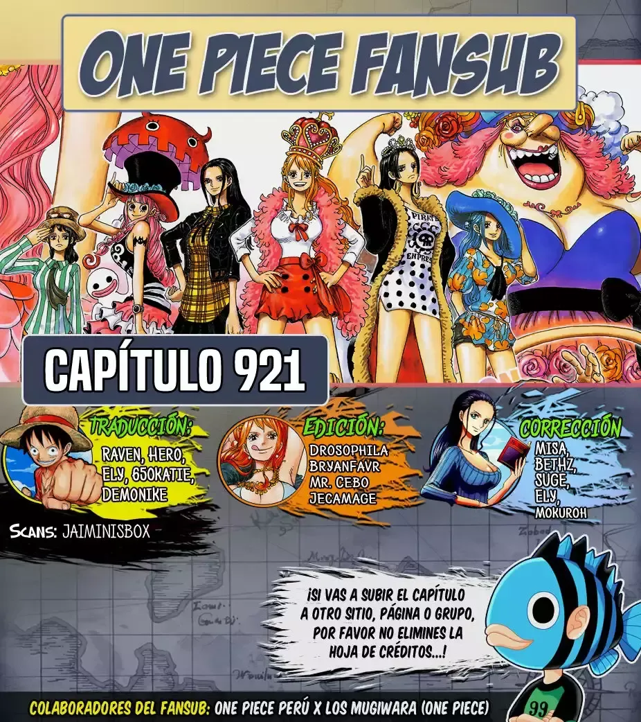 One Piece Capítulo 921 en Línea - página 1