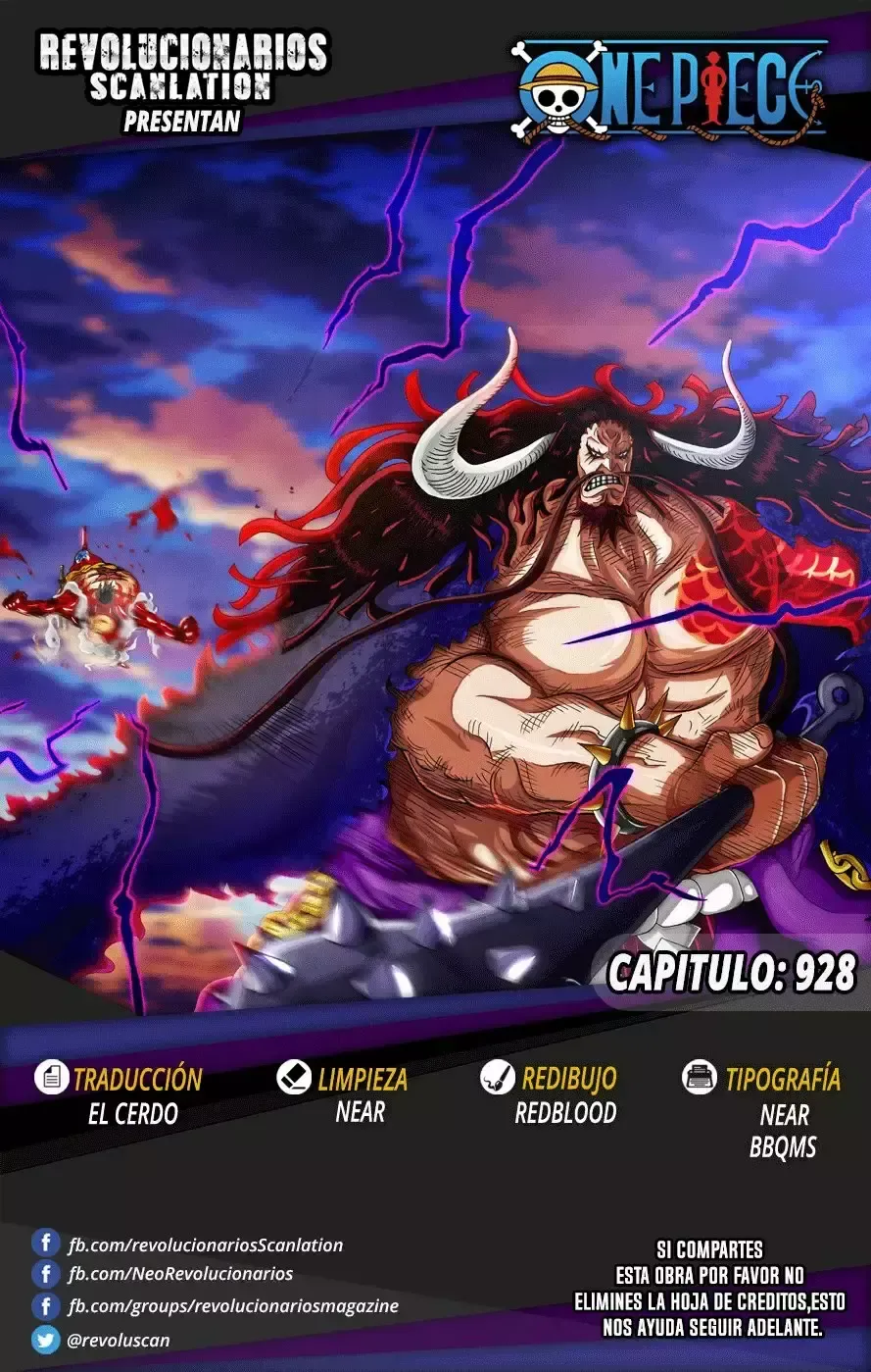 One Piece Capítulo 928 en Línea - página 1