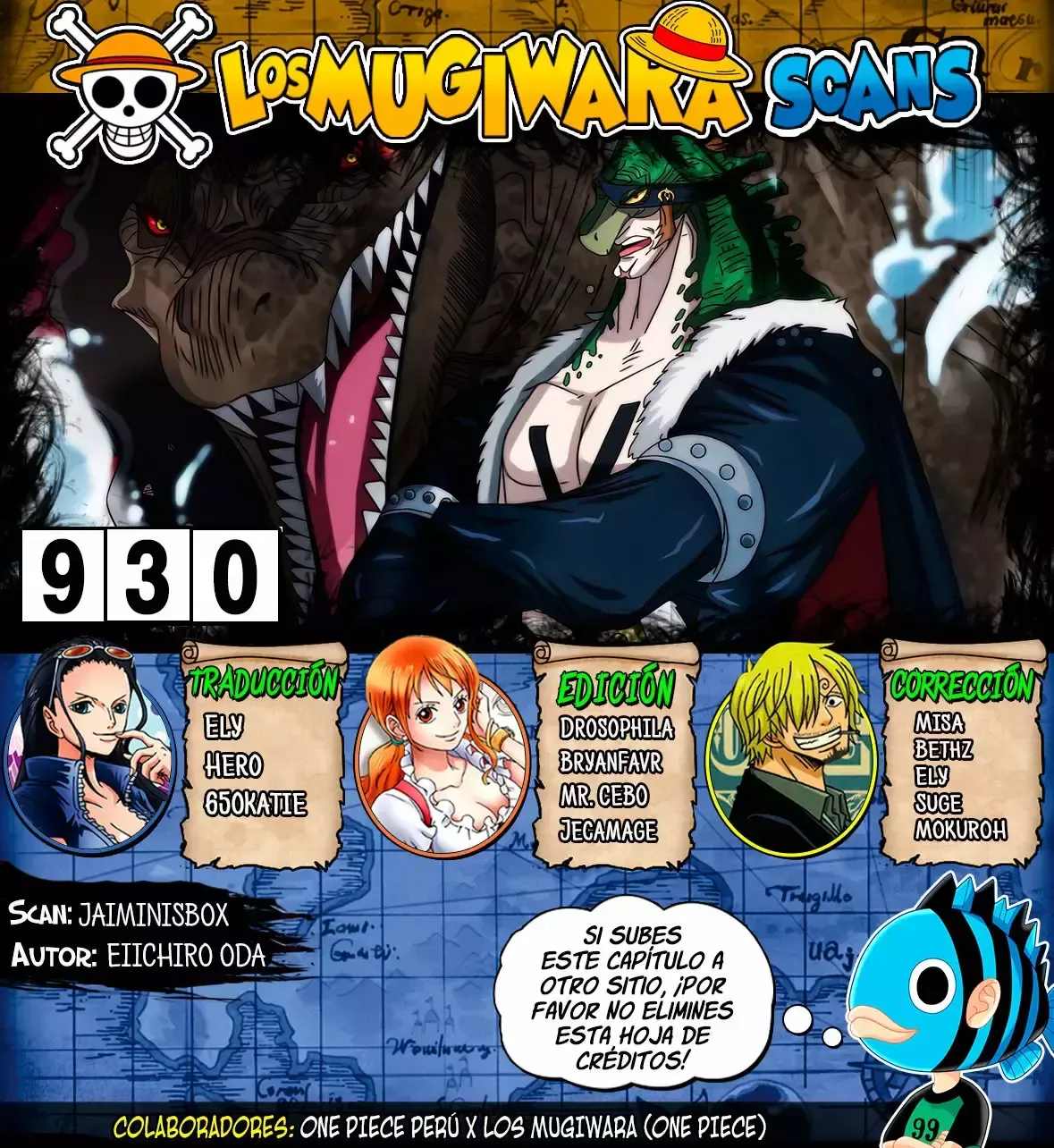 One Piece Capítulo 930 en Línea - página 1