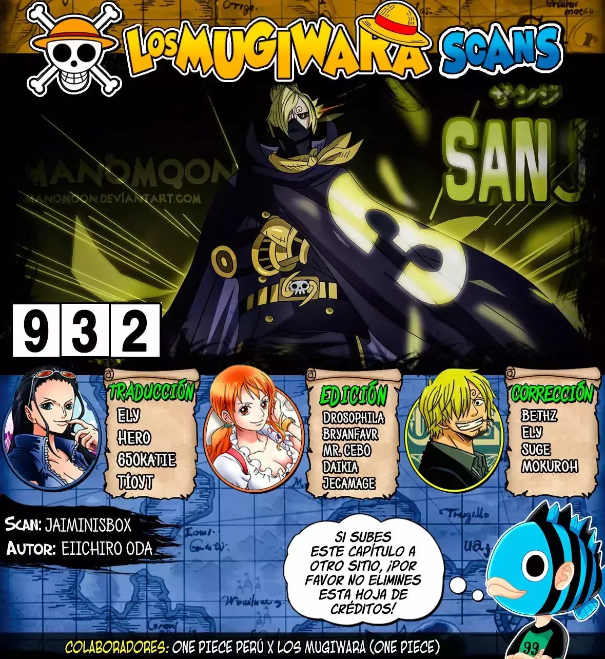 One Piece Capítulo 932 en Línea - página 1