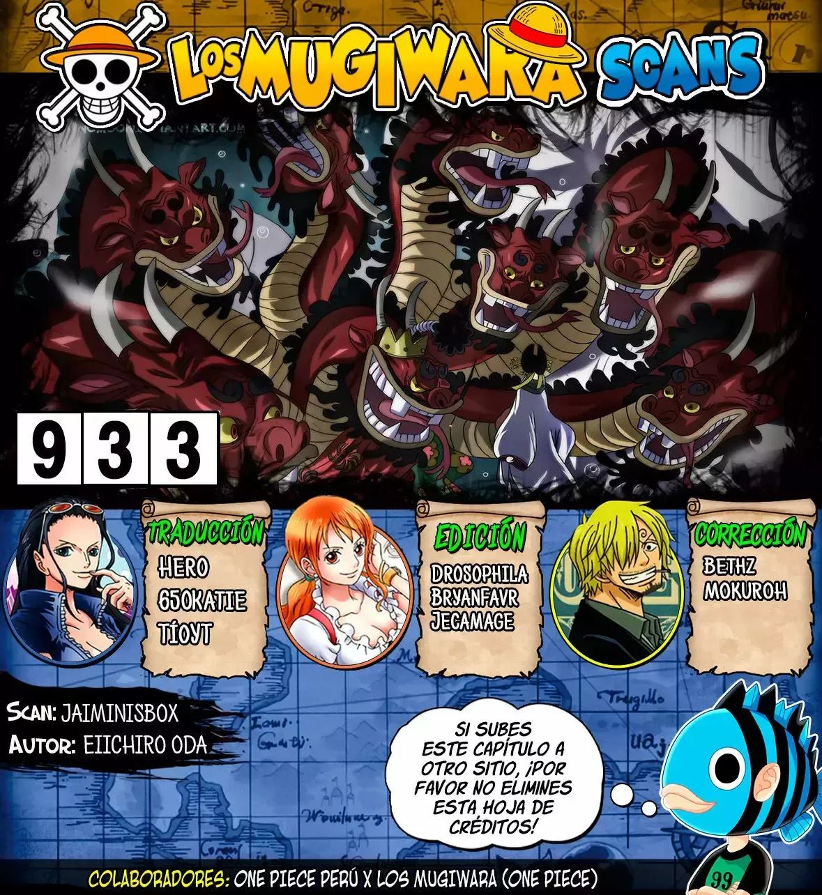One Piece Capítulo 933 en Línea - página 1