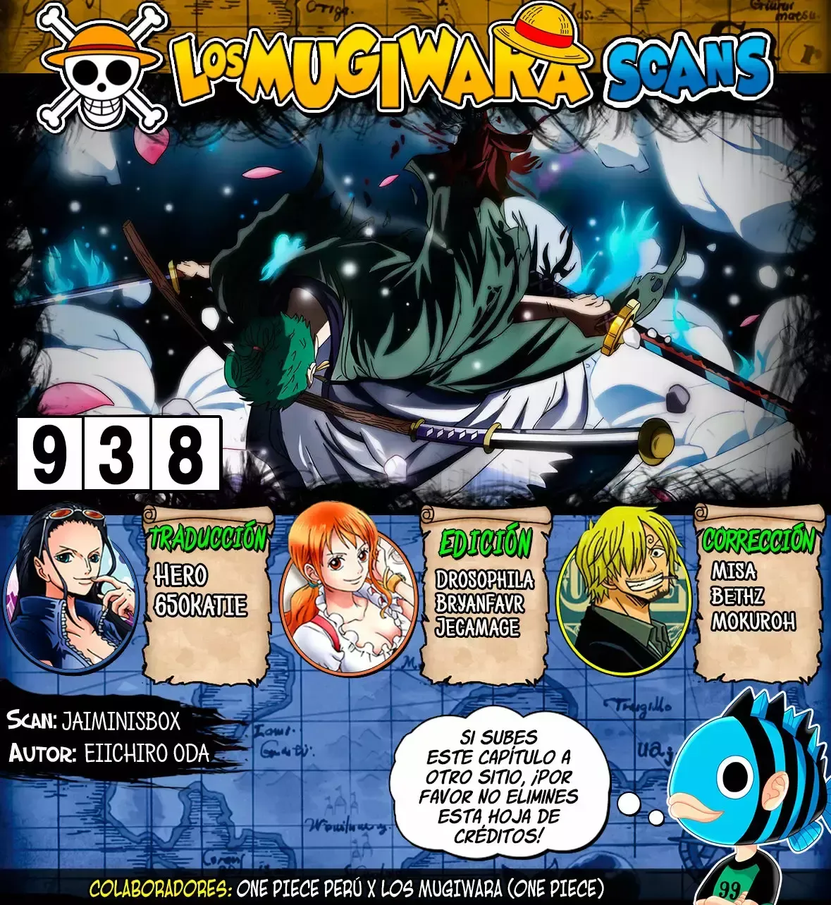 One Piece Capítulo 938 en Línea - página 1