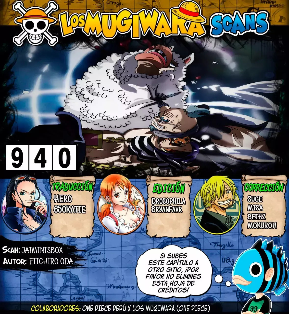 One Piece Capítulo 940 en Línea - página 1
