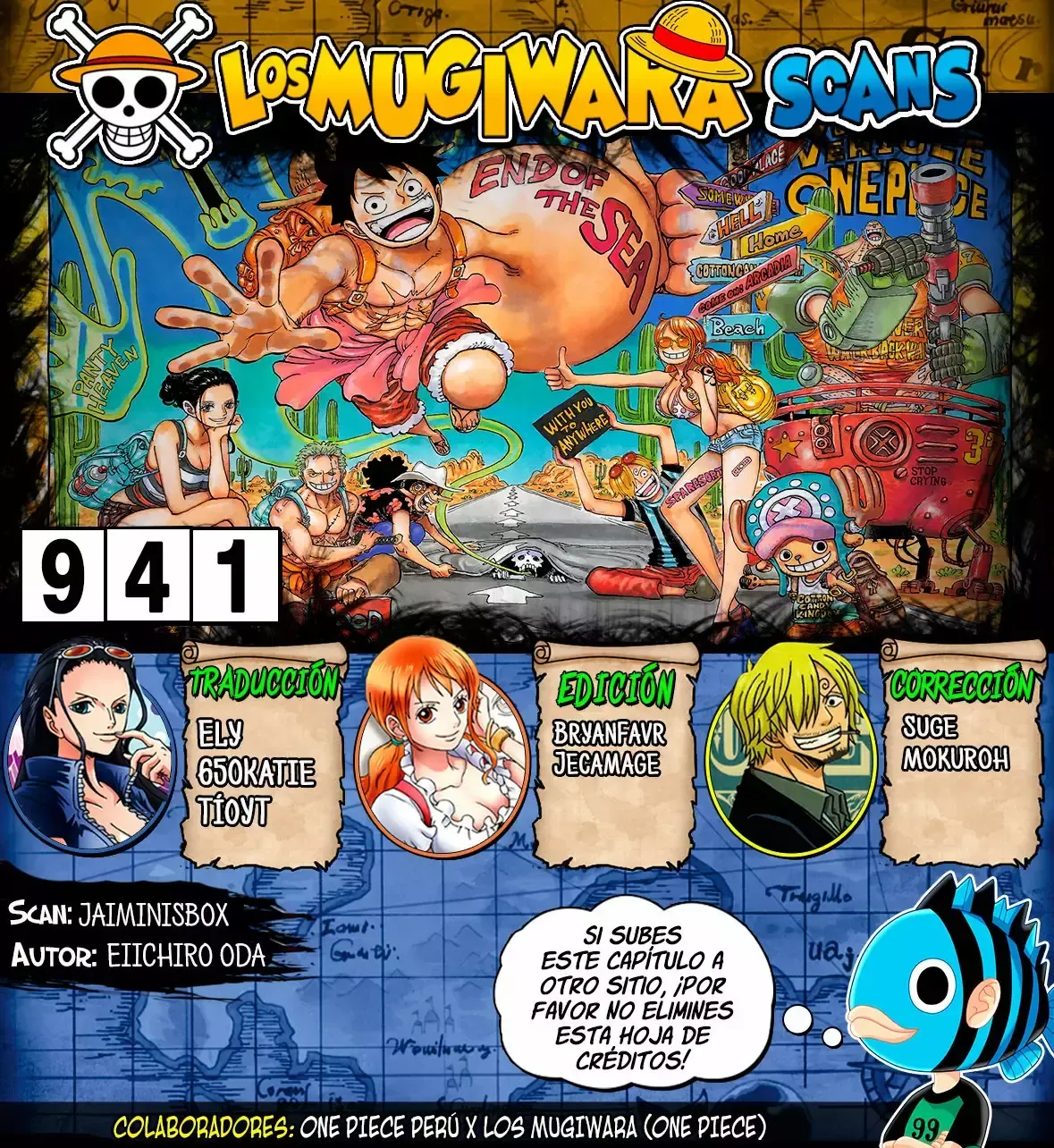 One Piece Capítulo 941 en Línea - página 1