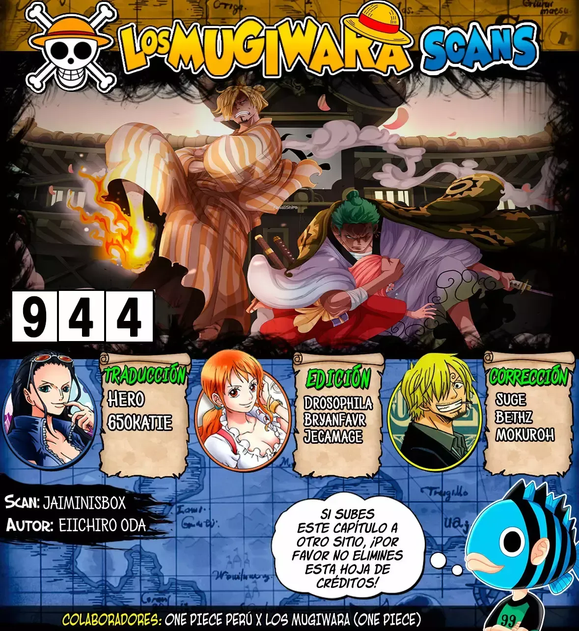 One Piece Capítulo 944 en Línea - página 1