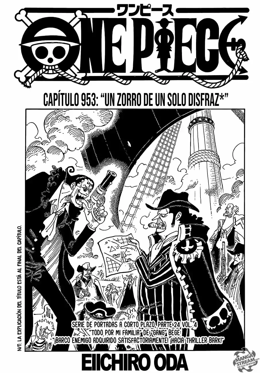 One Piece Capítulo 953 en Línea - página 1