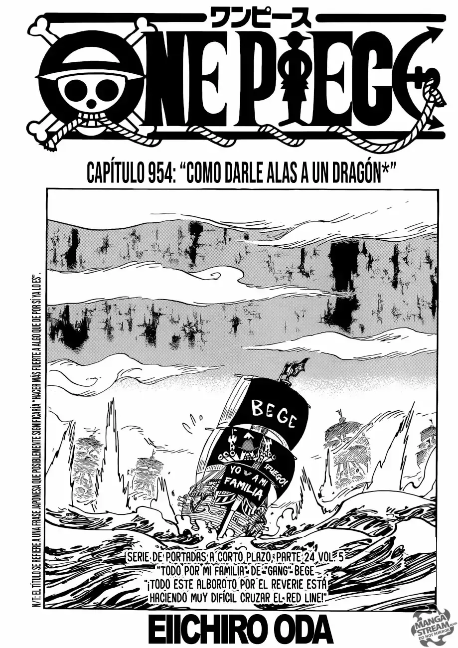 One Piece Capítulo 954 en Línea - página 1