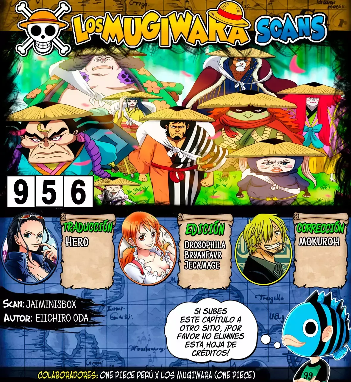 One Piece Capítulo 956 en Línea - página 1