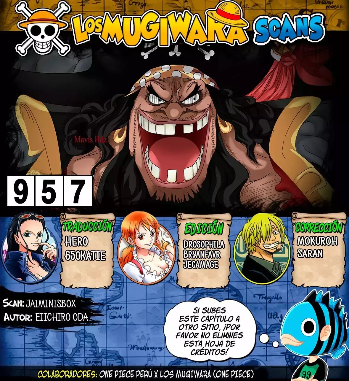 One Piece Capítulo 957 en Línea - página 1