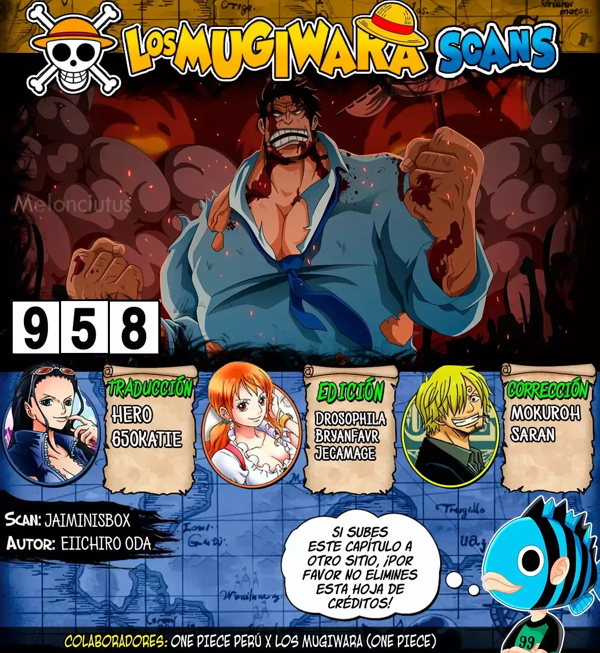 One Piece Capítulo 958 en Línea - página 1