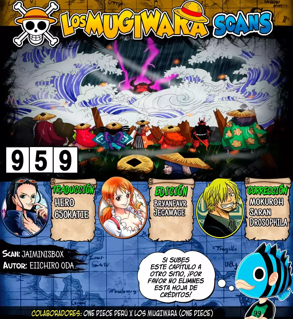 One Piece Capítulo 959 en Línea - página 1