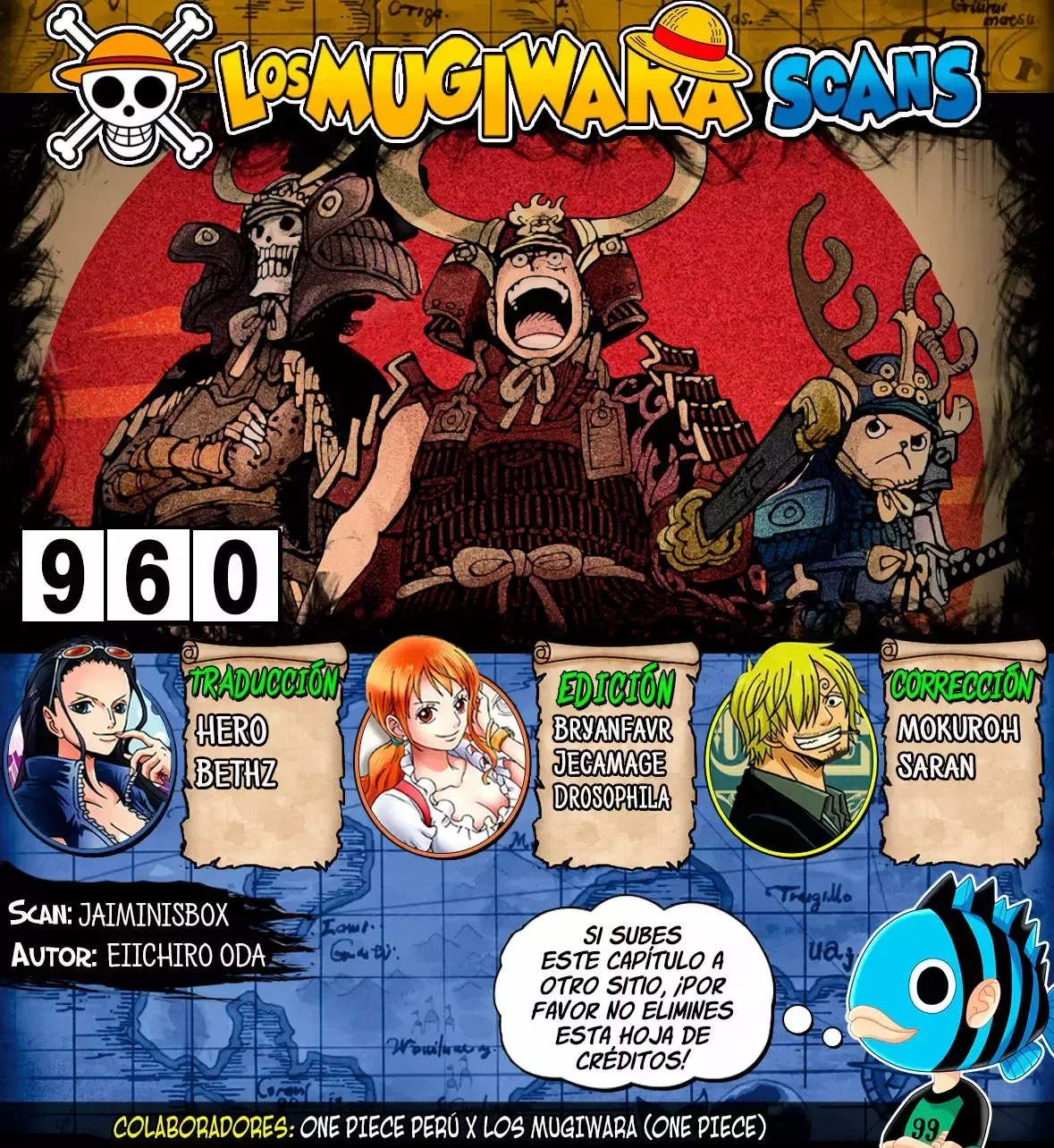 One Piece Capítulo 960 en Línea - página 1