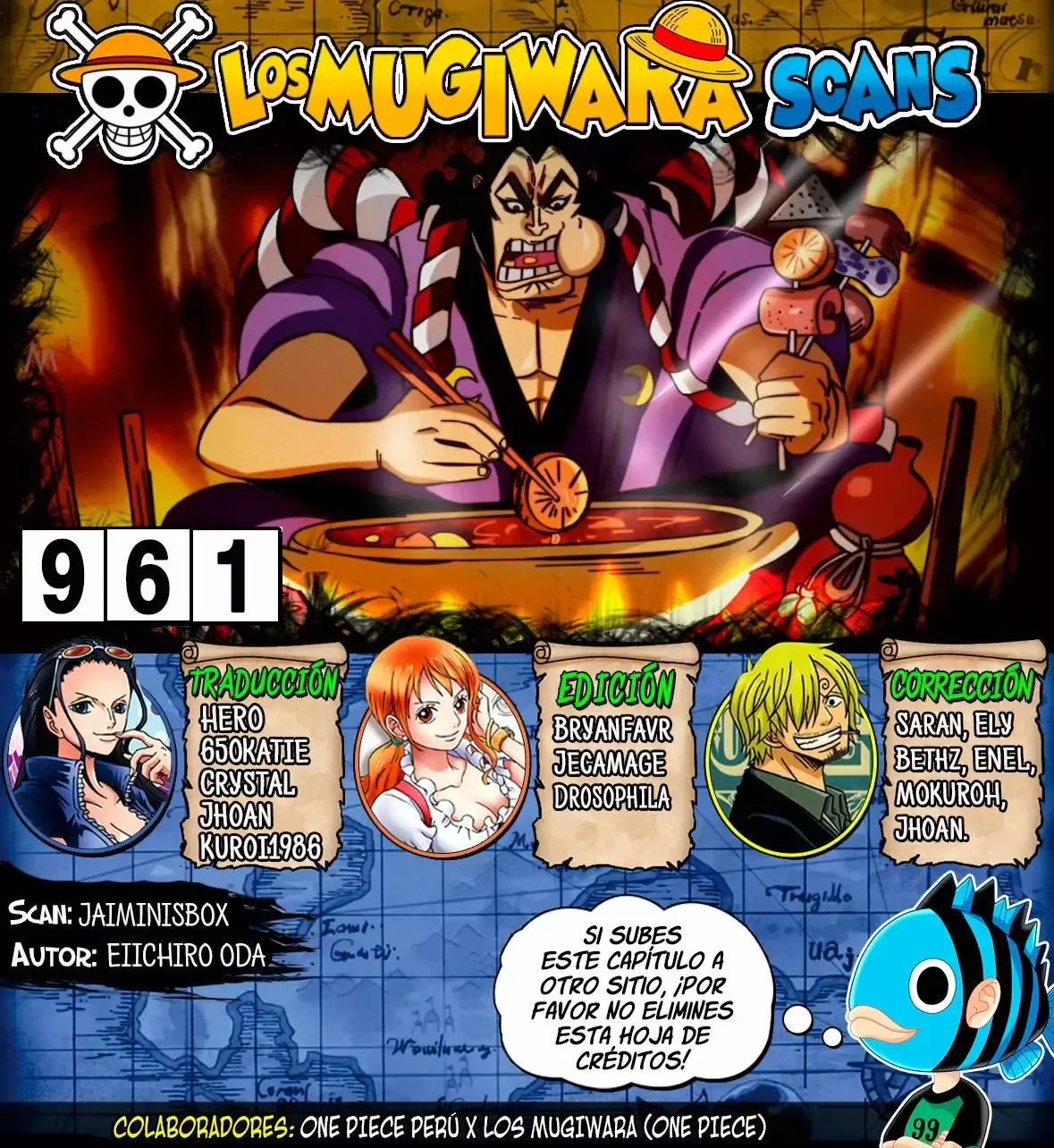 One Piece Capítulo 961 en Línea - página 1