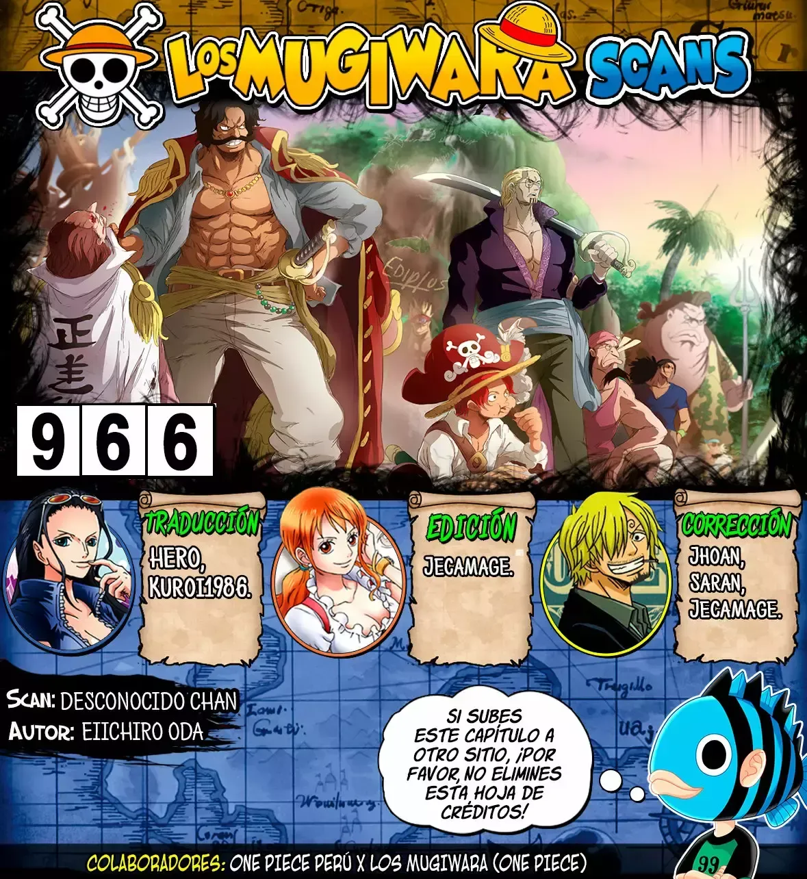 One Piece Capítulo 966 en Línea - página 1