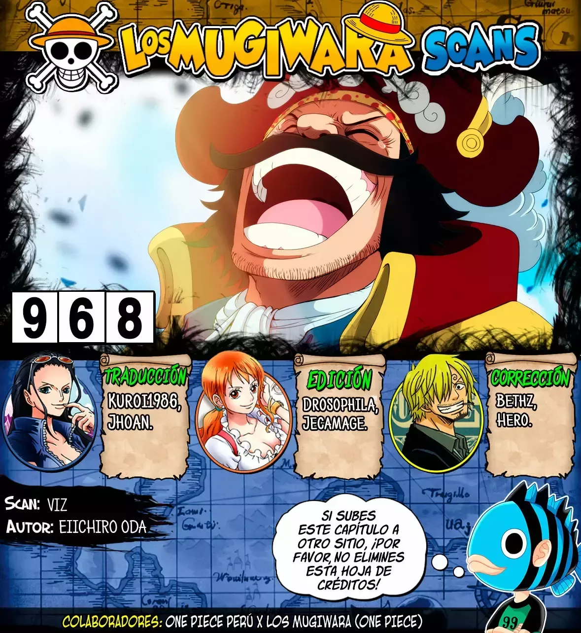 One Piece Capítulo 968 en Línea - página 1