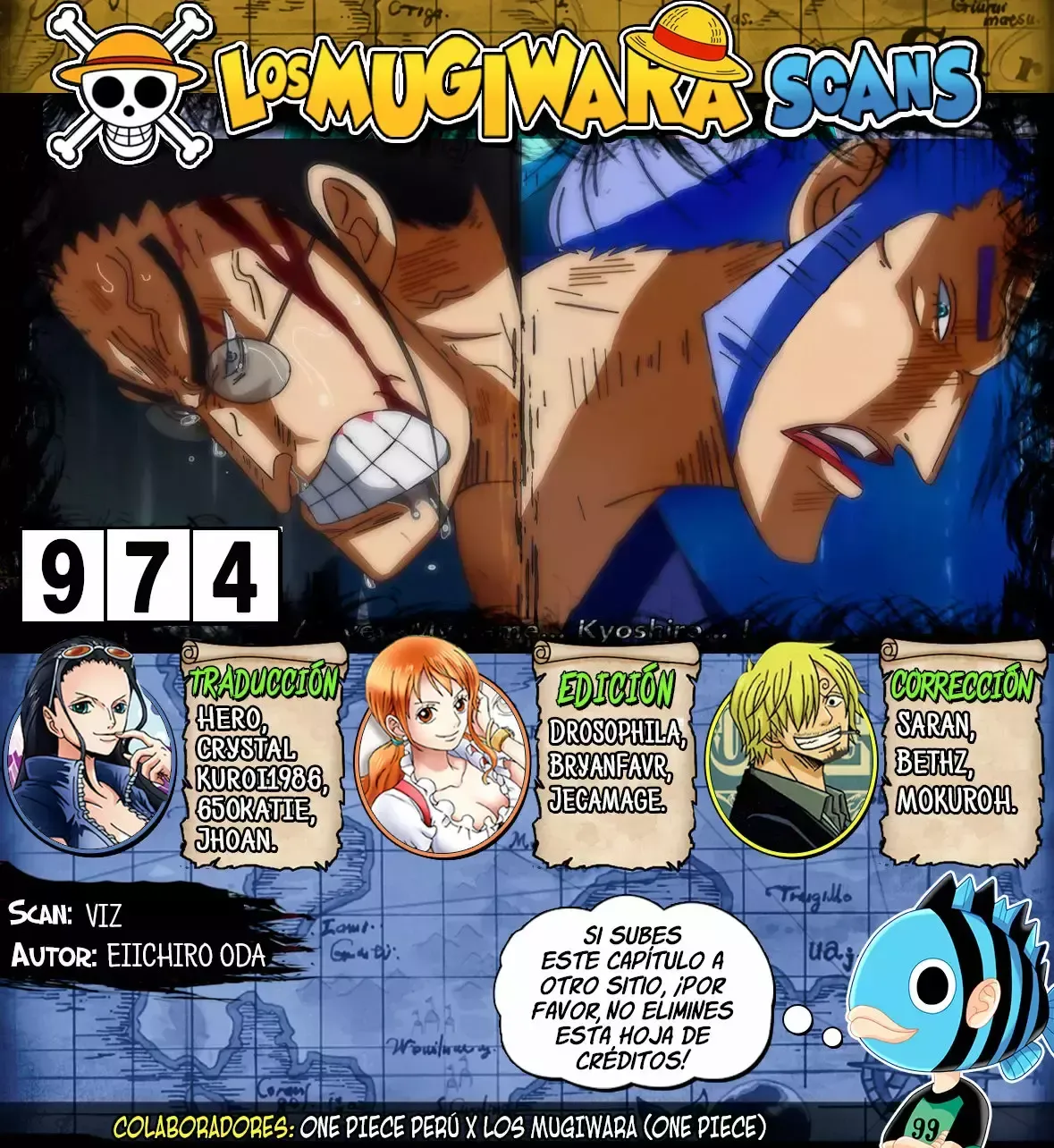 One Piece Capítulo 974 en Línea - página 1
