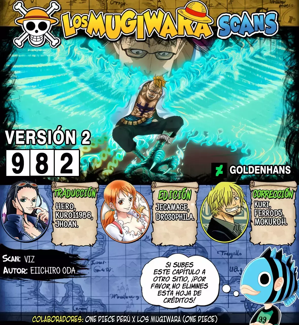 One Piece Capítulo 982 en Línea - página 1