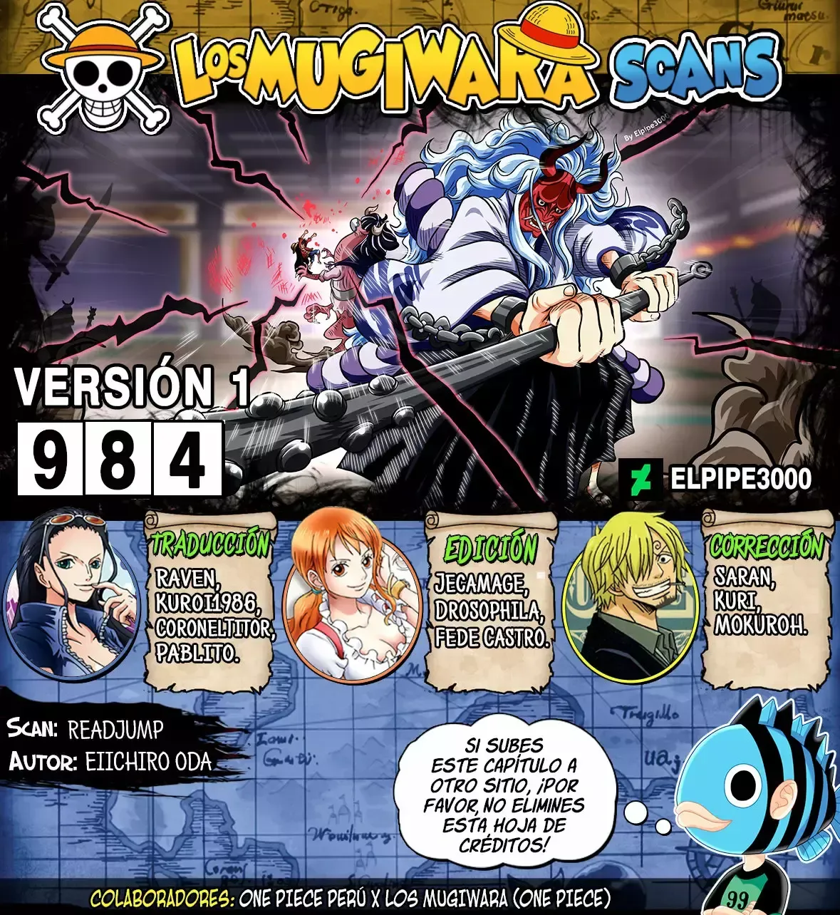 One Piece Capítulo 984 en Línea - página 1
