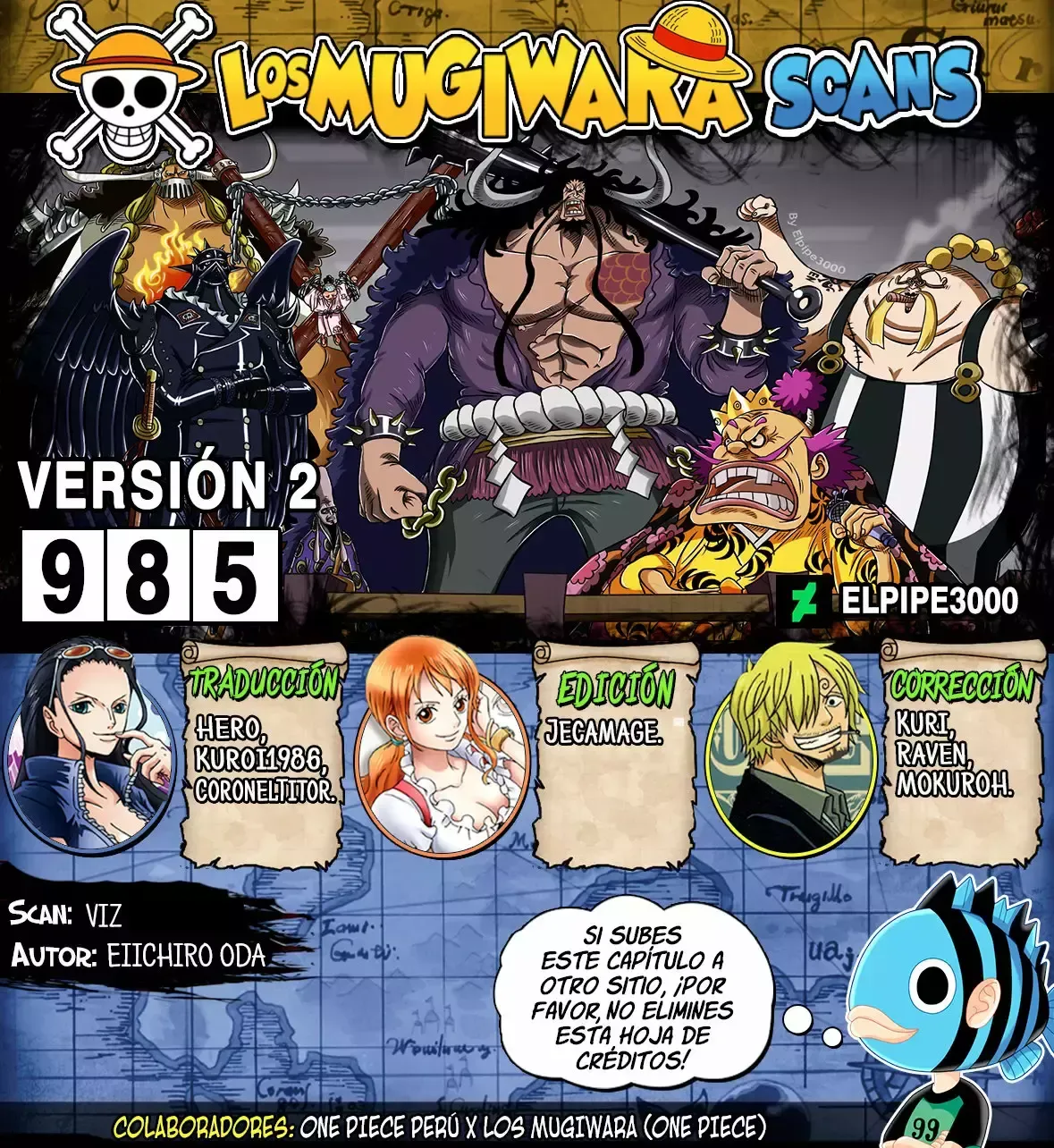 One Piece Capítulo 985.5 en Línea - página 1