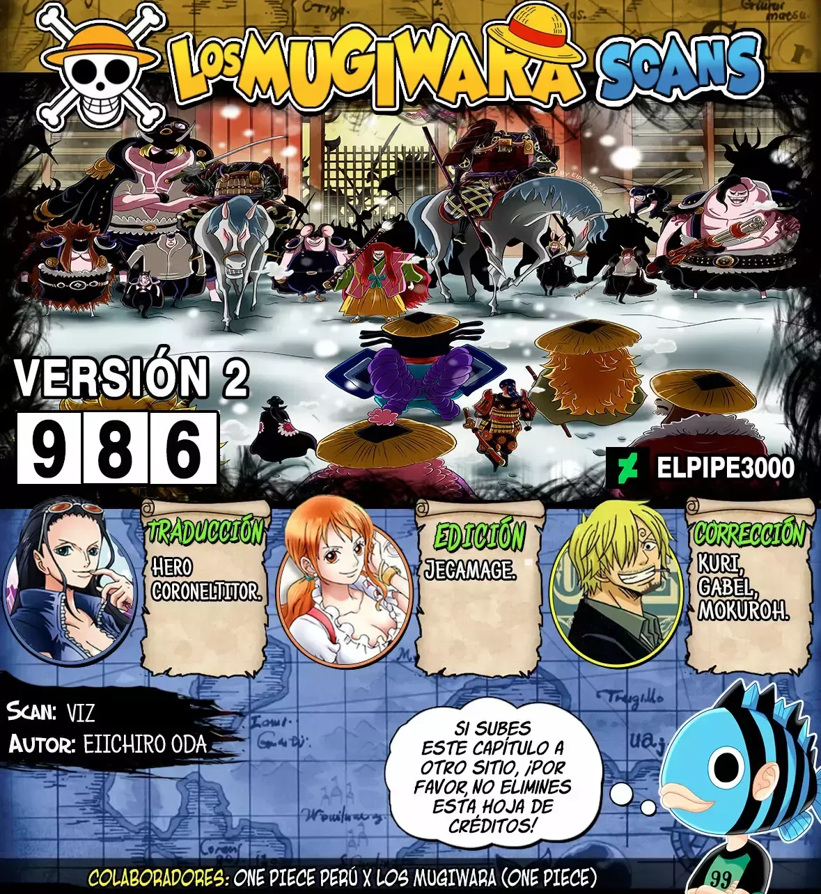 One Piece Capítulo 986.5 en Línea - página 1