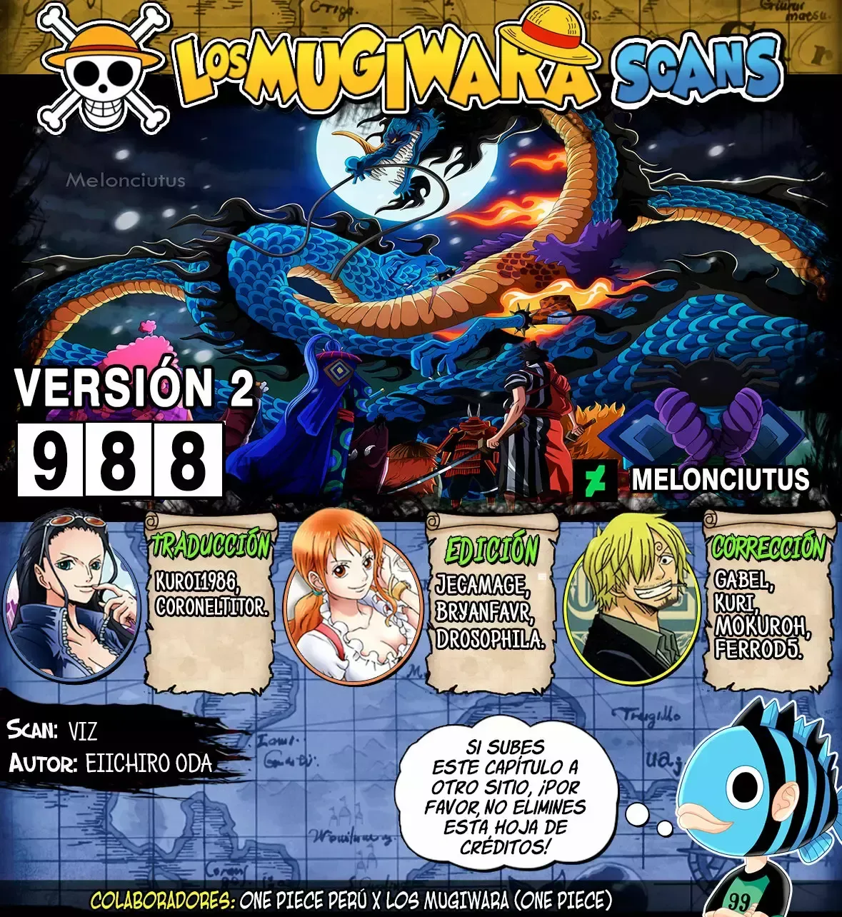 One Piece Capítulo 988.5 en Línea - página 1
