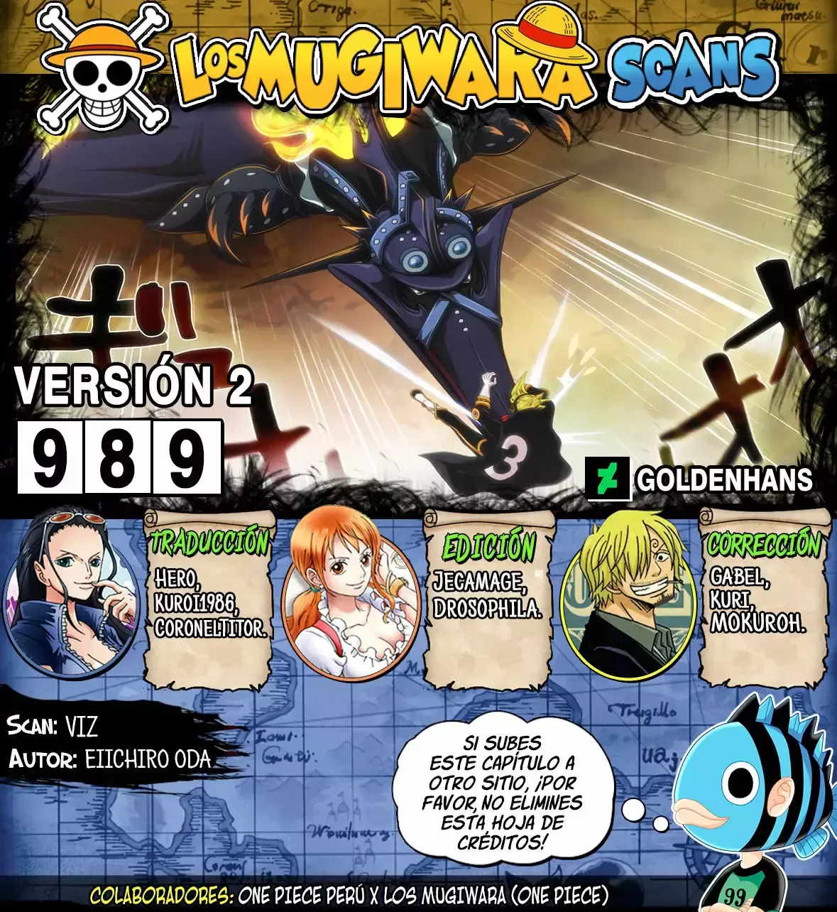 One Piece Capítulo 989.5 en Línea - página 1