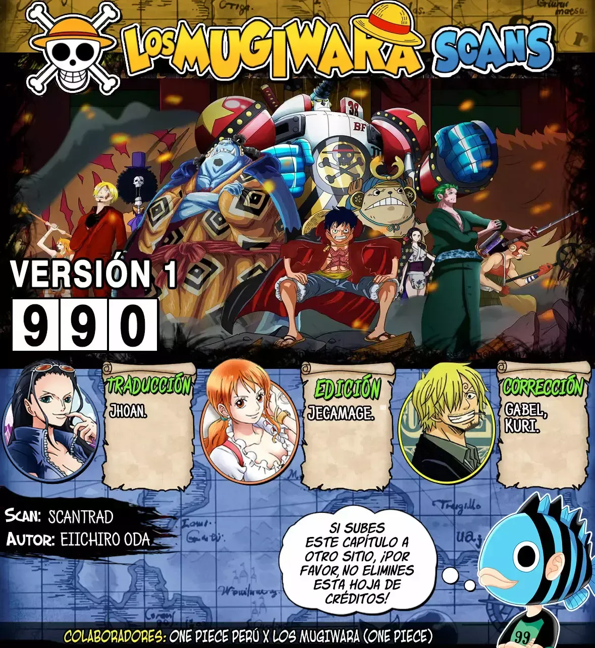 One Piece Capítulo 990 en Línea - página 1