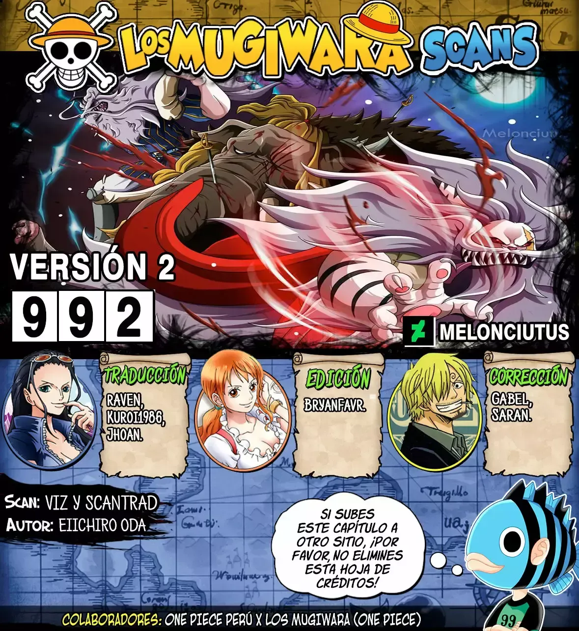 One Piece Capítulo 992 en Línea - página 1