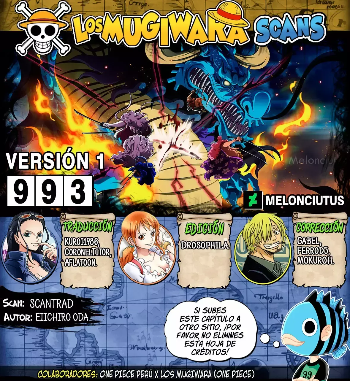 One Piece Capítulo 993 en Línea - página 1